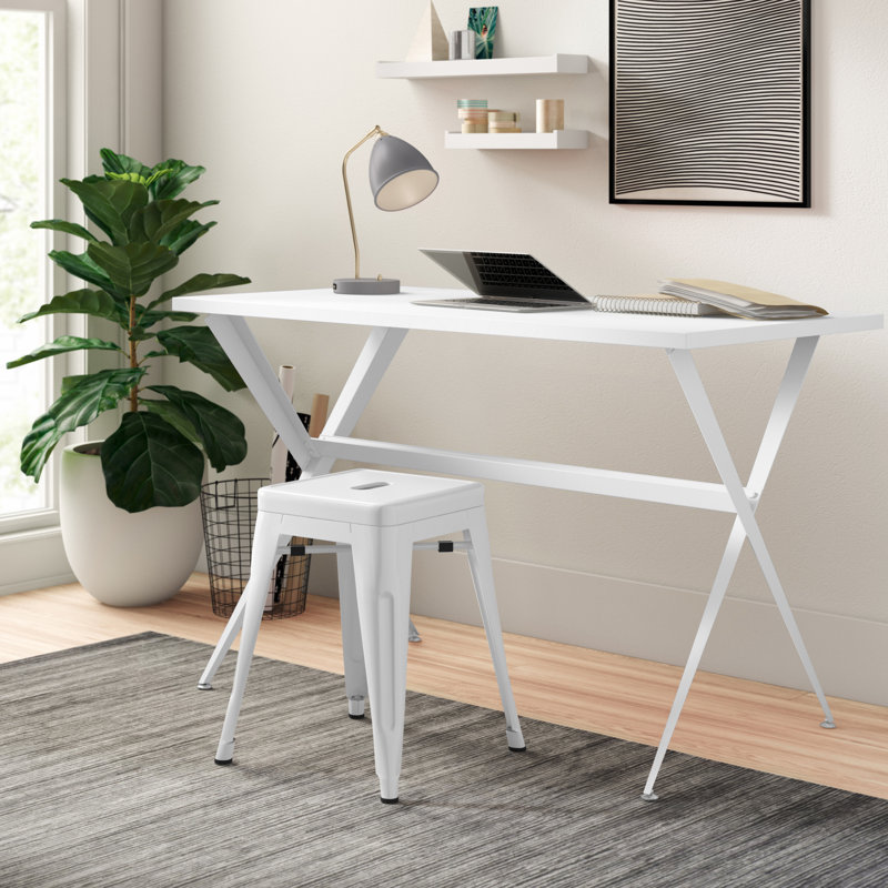 Brycenn Writing Desk, White