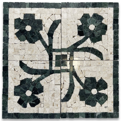 Carrelage mural en mosaïque 4 po x 4 po