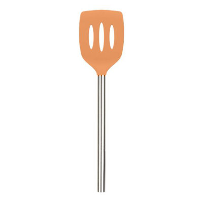 Silicone Slotted Turner - Light Aqua