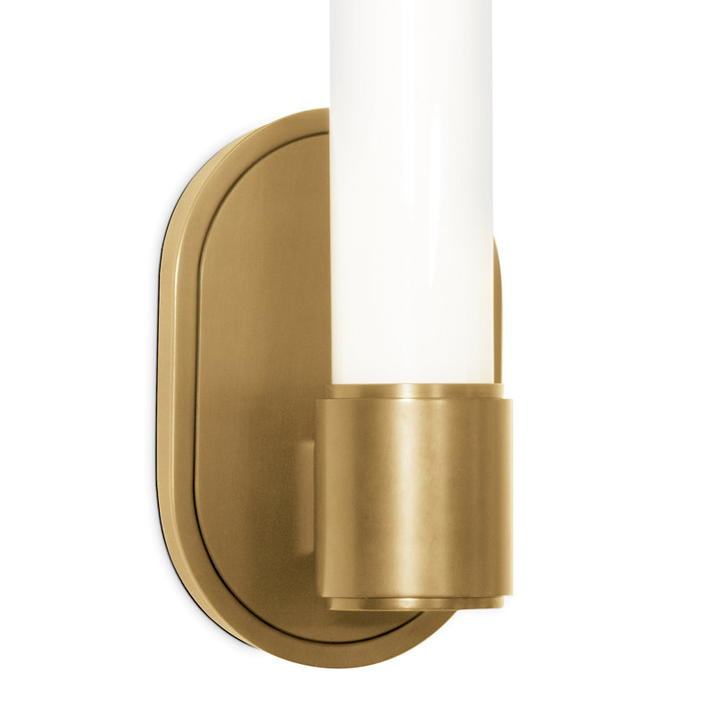 Dixon 1 - Light Armed Sconce, Natural Brass