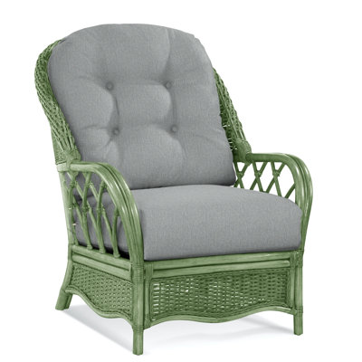 Chaise avec accoudoirs en rotin Everglade