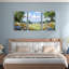 Wildflower Meadow Canvas Wrapped Wall Art, Oil Painting Print (Set of 3)-1005481495