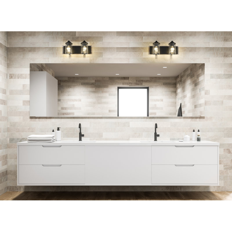 Fouad 2 - Light Dimmable Vanity Light, Matte Black