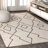 Bradsher Moroccan Beni Souk Cream/Black Rug-965744475