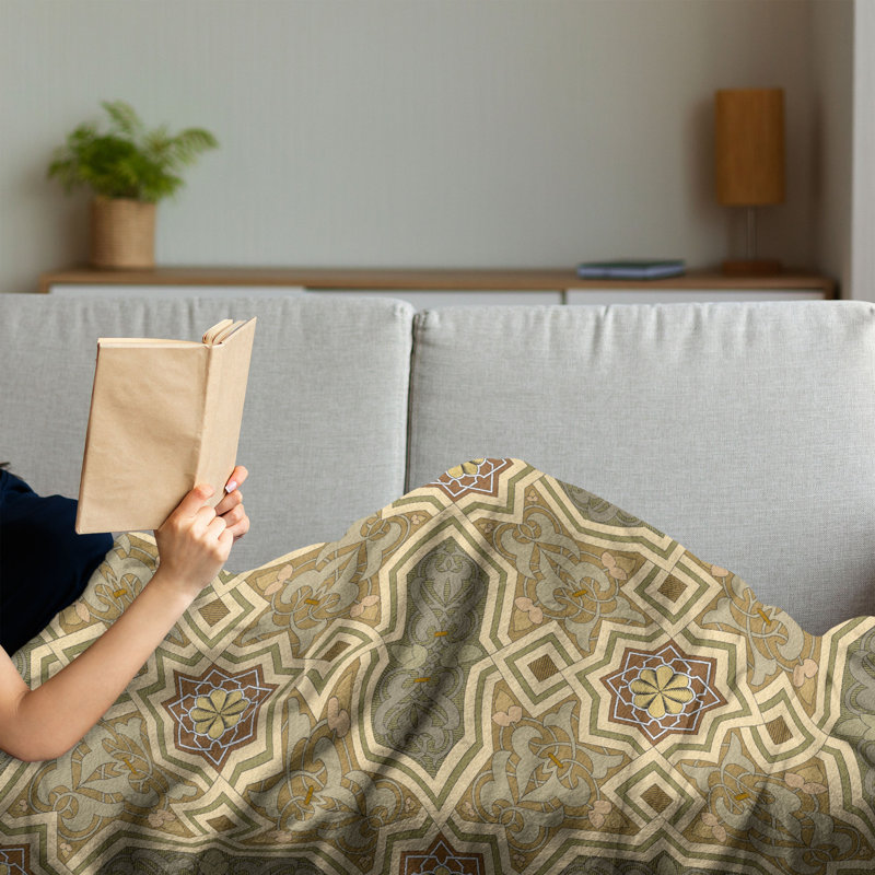 Hand Woven Throw Blanket, 60" x 80"