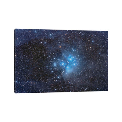 " The Pleiades Star Cluster Amid Nebulosity " by Alan Dyer