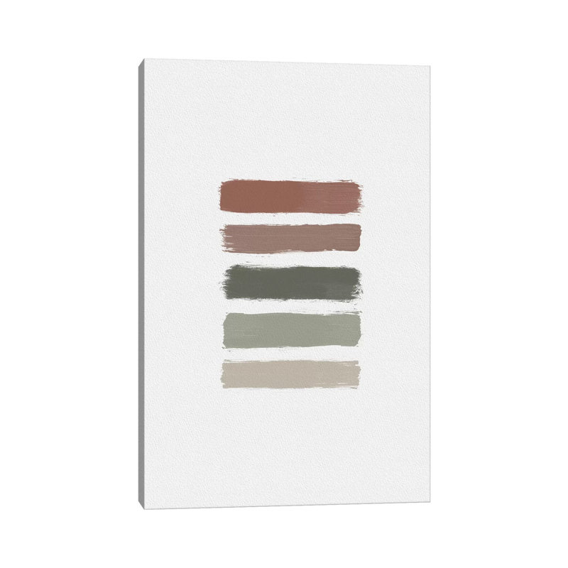 «Ombre Earth Tones» par Orara Studio, reproduction d'art sur toile tendue, H 60 po x l 40po x P 1,5 po