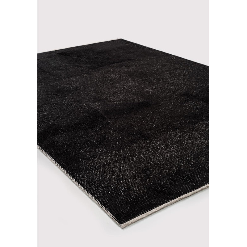 Rapture Area Rug in Black, Rectangle 9' x 12'