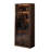 Brownness Solid Wood+Tempered Glass Display Cases