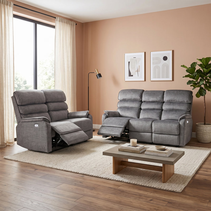 Blanche 2 Piece Reclining Sofa Set