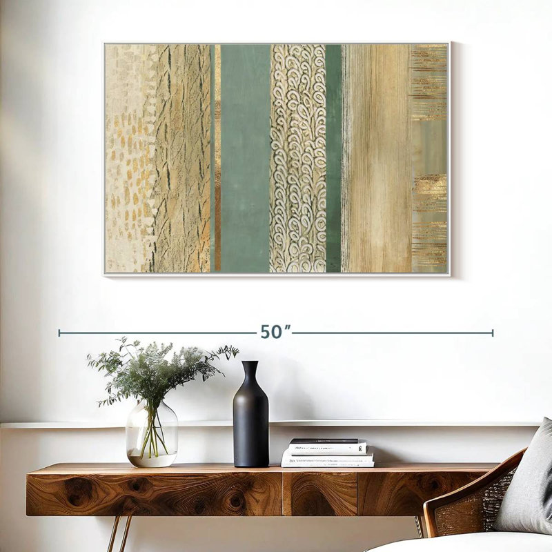 Placidité, Cadre flottant blanc, 40 po x 27 po