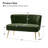 Euclid 47" Velvet 2-Seat Armless Loveseat-835275394