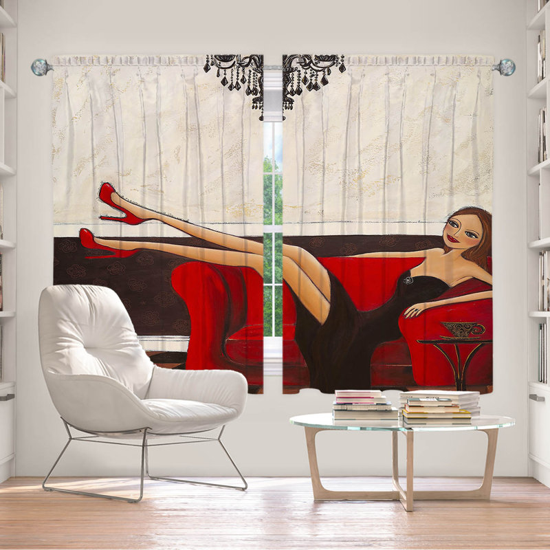 Rideau simple obscurcissant avec passe-tringle Delaughter, L 56 po x L 78 po