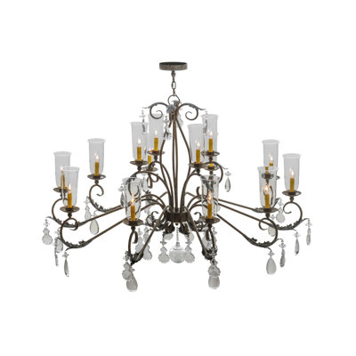 Lustre classic de style bougie 14 lumières Lyndell