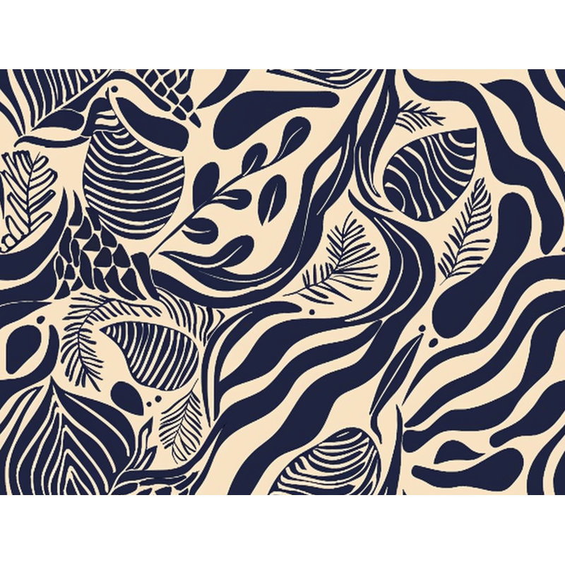 Abstract Cool Motif Machine Printed Throw Blanket, Queen