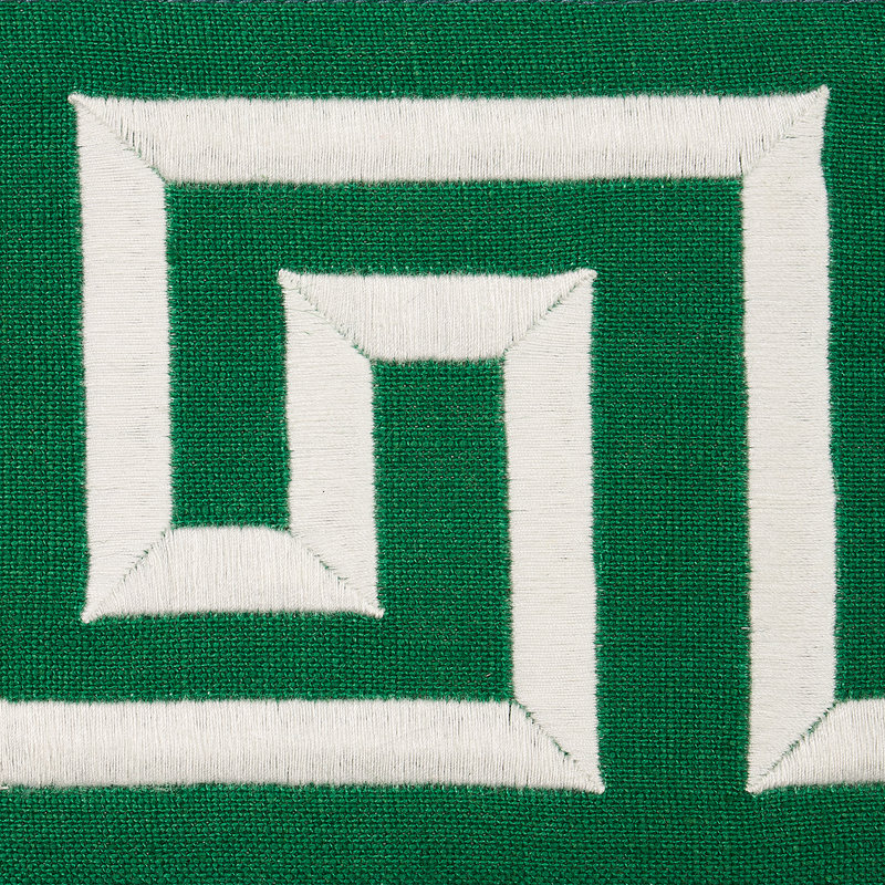 Ruban plat Schumacher x Mary Mcdonald, Vert