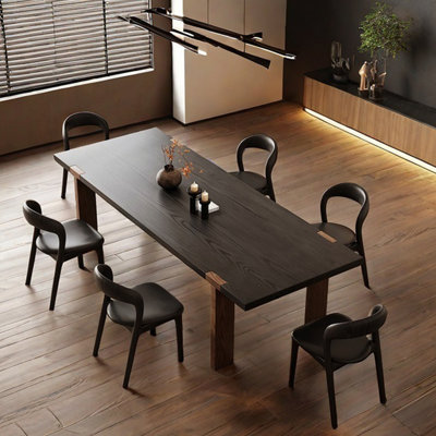 Table de salle à manger en bois de frêne