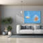  «Jellyfish Dance 2» par Lori Deiter, art mural sur toile, 54 po x 40 po