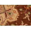Tapis beige / brun en laine noué à la main à motif oriental de 8 pi 11 po x 11 pi 9 po Baela