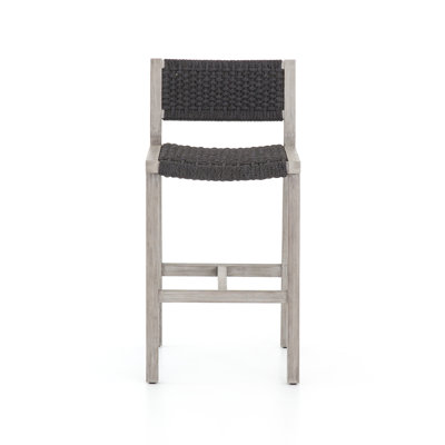 Delano Outdoor Teak Bar Stool
