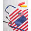 Tablier de cuisine drapeau print chef