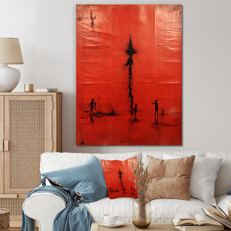 Masque africain Freedom Struggle II, Toile tendue, 60" H x 28" W