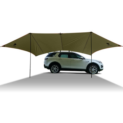 Auvent de voiture, auvent imperméable pour véhicule tout-terrain 19 x 11 pi, grand auvent pour camion, camionnette, camping