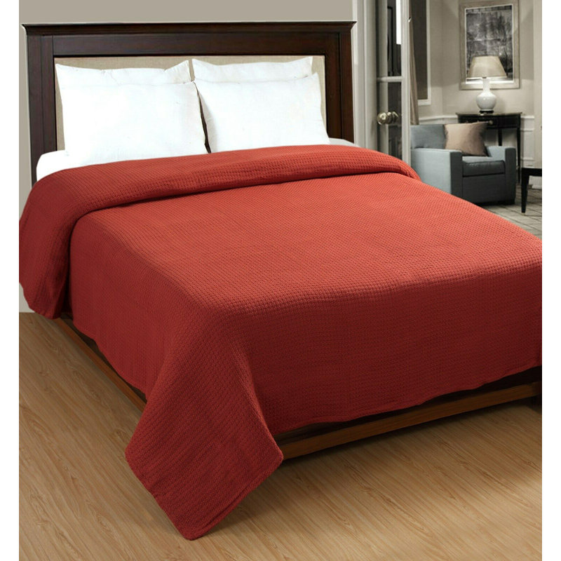 Throw Blanket, Queen, Orange