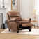 34.6" Wide Classic and Overstuffed Soft Pushback Recliner with Rivet