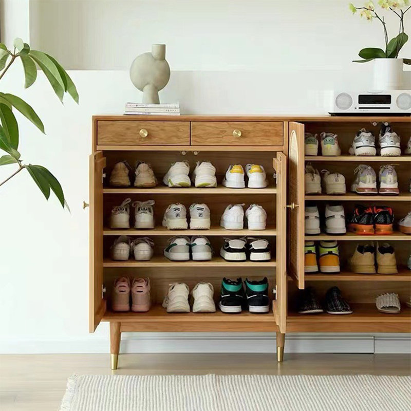 Japanese Style Minimalist Shoe Storage Cabinet