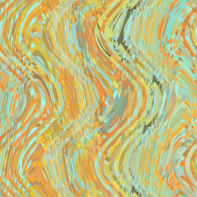" Rustic Waves " Mixed Media Print