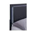 Ensemble de chambre à coucher Josephine Black Twin 3 pièces avec tête de lit DEL, commode et table de chevet-49743968