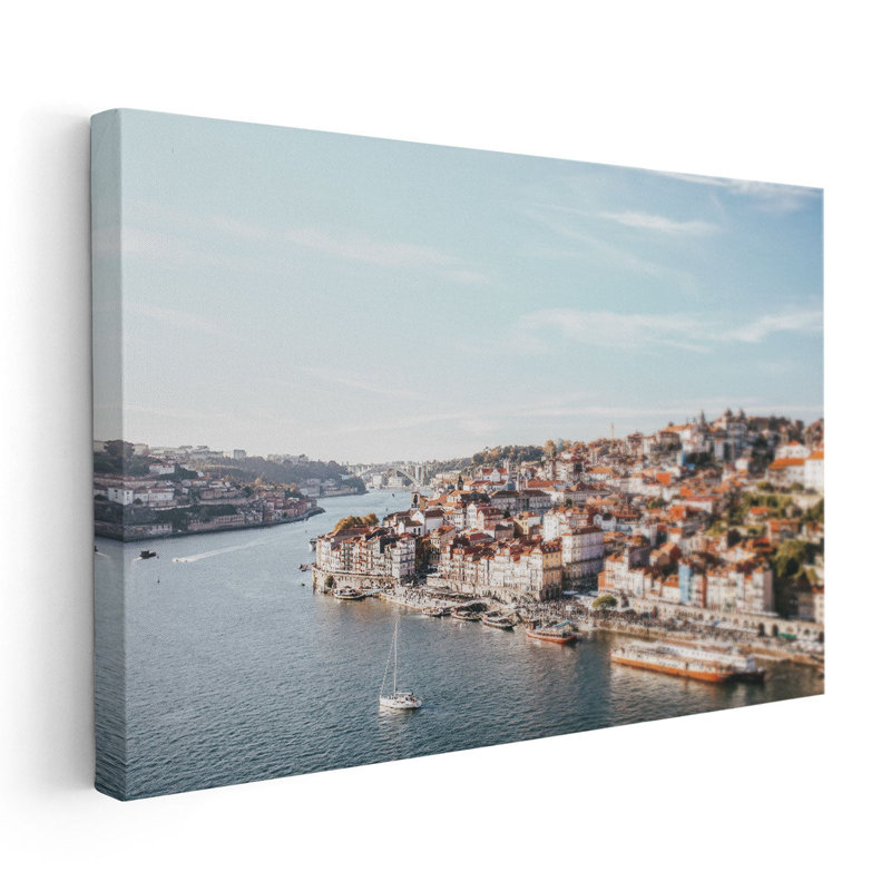 Porto II - reproduction d'art sur toile, H 20 po x l 30 po