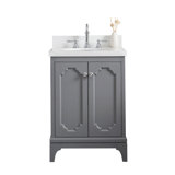 Queen 24" Single Bathroom Vanity Set with Faucet