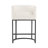 Upholstered Counter Stool with Metal Frame-1944829442