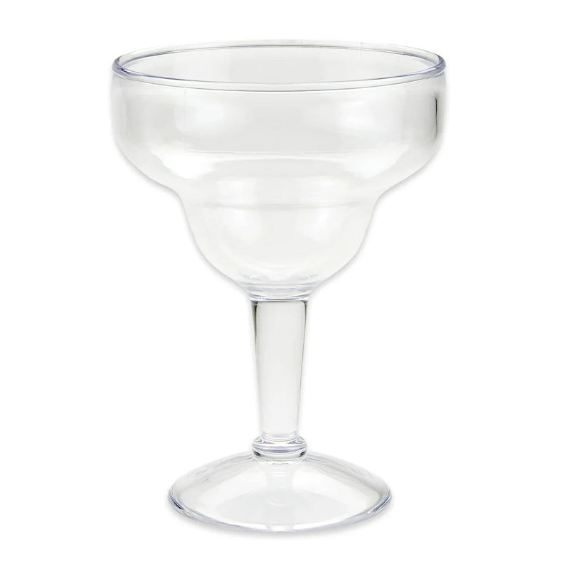 GET Verres à margarita en plastique robustes et incassables, sans BPA, 16 onces (ensemble de 4)