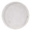 Esmeray 10 in. W Round Marble and Iron Side Table