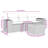 Vidaxl Garden Sofa Set Grey