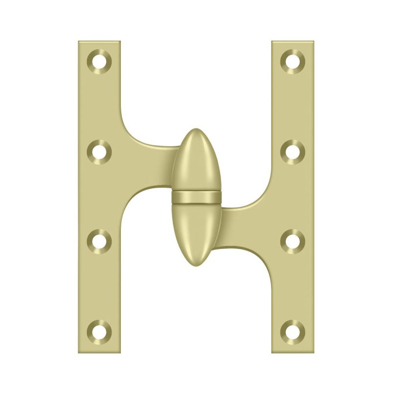 Hinge, Unlacquered Brass, Left Hand