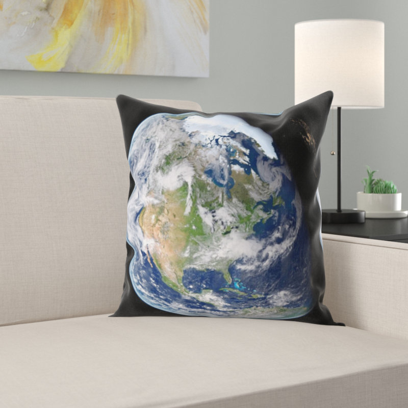 Coussin décoratif terre
