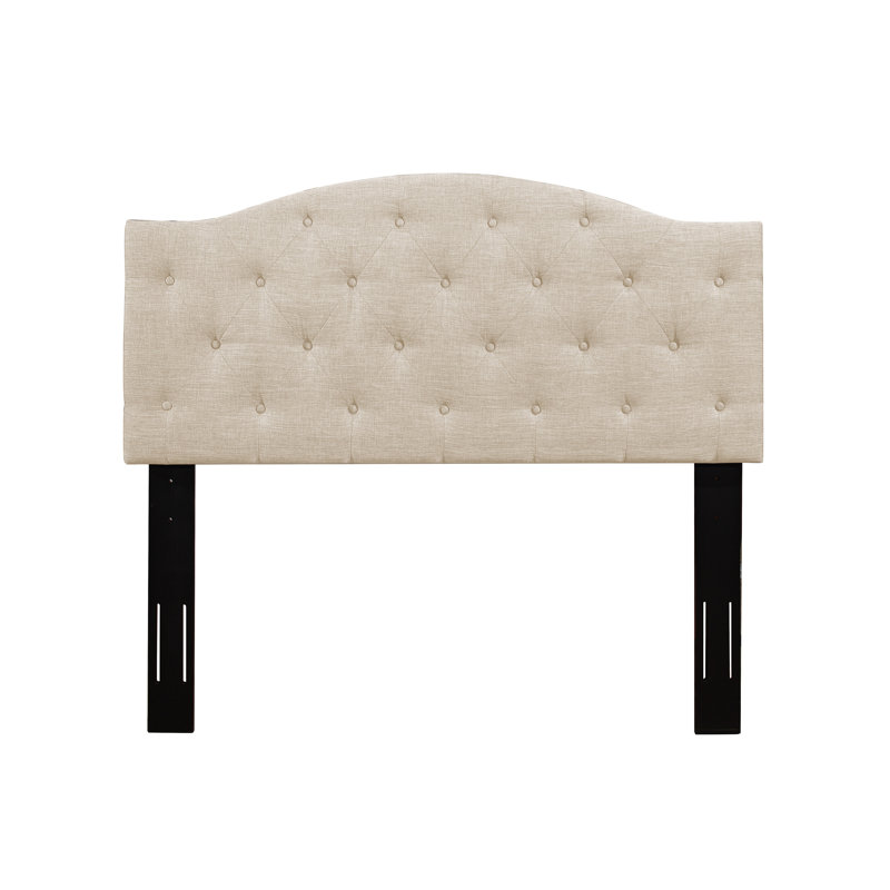 Upholstered Headboard, Beige, Twin