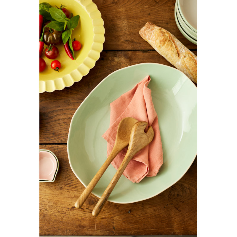 Jamie Oliver Big Love Serving Spoon Set, Set of 2, Sustainable FSC Mango wood