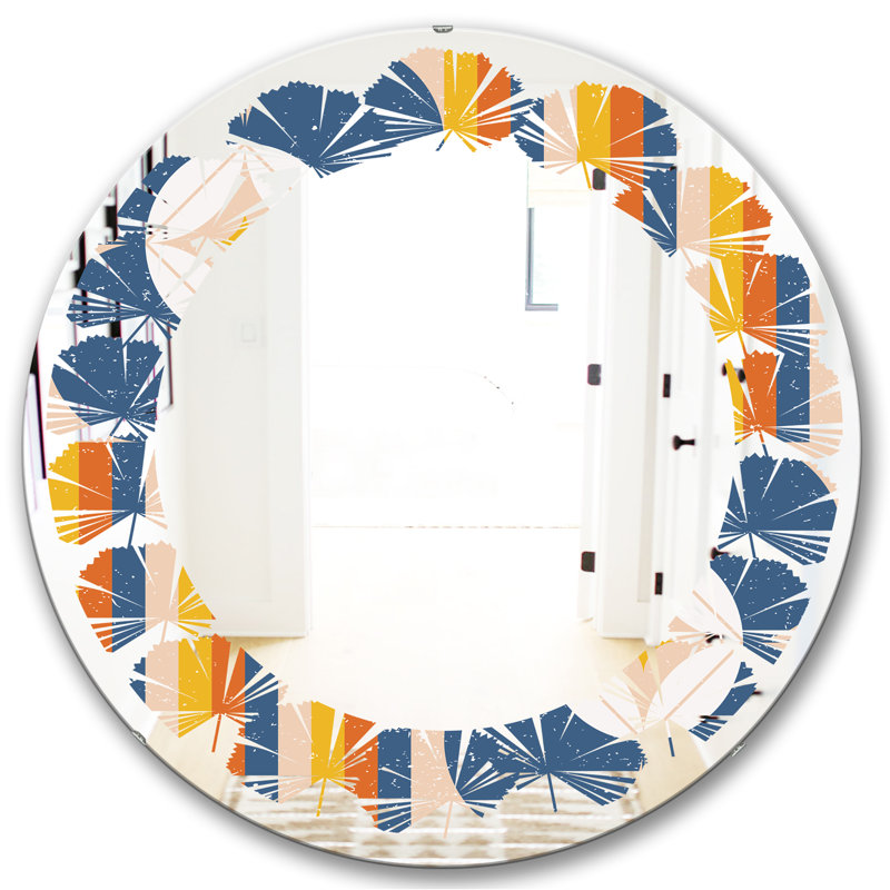 Miroir mural Leaves, H 31,5 po x l po