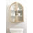 Wood Arched Cabinet for Wall Storage-1367611258