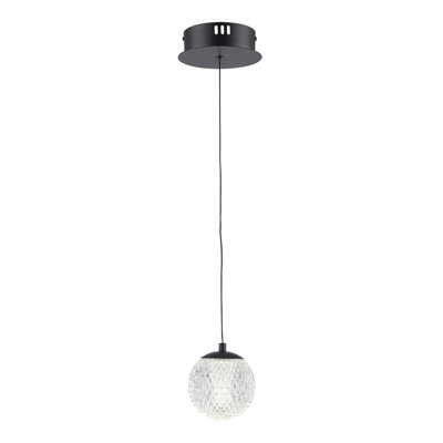 Luminaire suspendu 1 lumière DEL Laziah