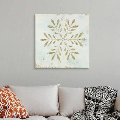 Flocon de neige scintillant II-reproduction d’art sur toile