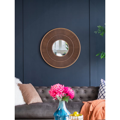 Miroir rond manufacturé