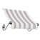 Awntech Charleston Acrylic Fabric Awning with Iron Scroll Arms