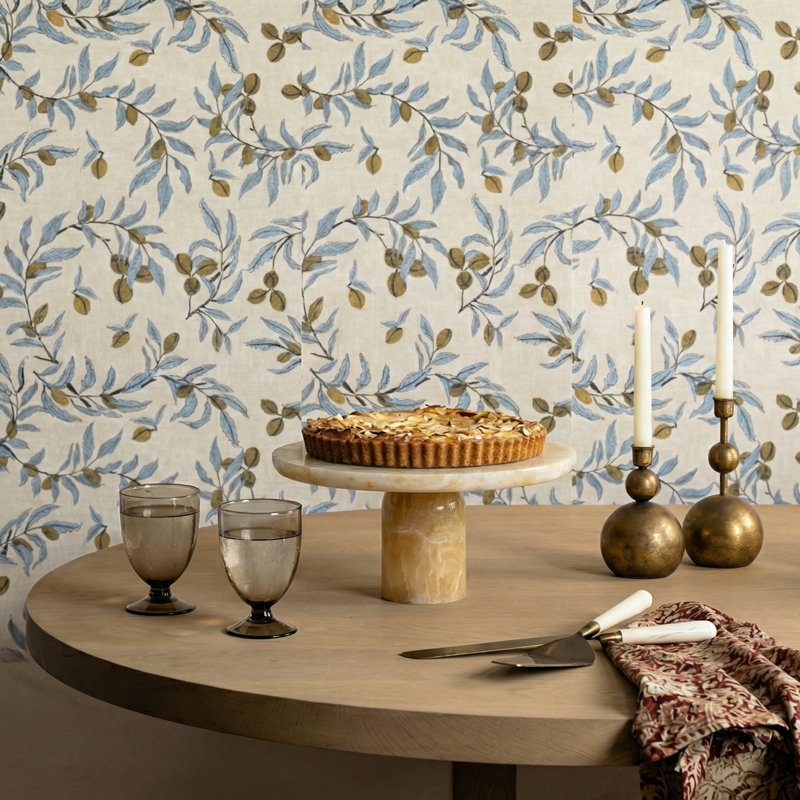 Présentoir à gâteaux en marbre jaune onyx