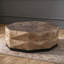 Table basse rétro en bois manufacturé massif